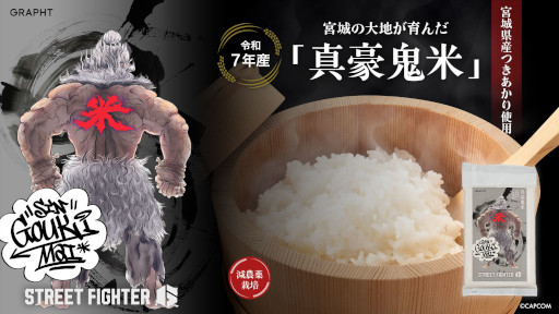 画像ギャラリー No.027のサムネイル画像 / 「スト6」，Tシャツと美濃焼の食器類からなる新作コレクション「Special Moves Collection」を発売。コラボ米「真豪鬼米2026」も登場