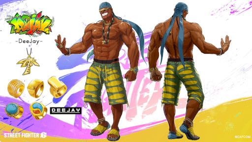 画像ギャラリー No.002のサムネイル画像 / 「スト6」,「ディージェイ」と「エレナ」の水着コスチュームのショーケース映像を公開。「JAM Project」とのコラボコンテンツも配信決定