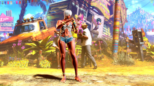 画像ギャラリー No.003のサムネイル画像 / 「スト6」,「ディージェイ」と「エレナ」の水着コスチュームのショーケース映像を公開。「JAM Project」とのコラボコンテンツも配信決定