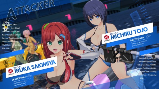 画像集 No.003のサムネイル画像 / “閃乱カグラ”のハニパレが贈る完全新作「ドルフィンウェーブ」先行インプレッション。ジェットバトルに青春をかける少女達の物語