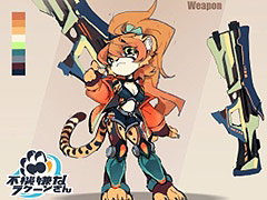 「不機嫌なラクーンさん」は10月8日より配信へ。ケモノチックな美男美女が戦う“アニマルローグライク”ゲーム