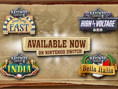 「レイルウェイ エンパイア2 Nintendo Switchエディション」,4つのDLCをリリース。DLCが10%オフ,ゲーム本編が40%オフになるセールを開催