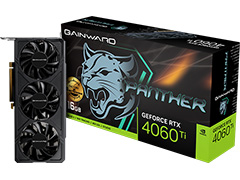 メモリ16GB版RTX 4060 Ti搭載グラフィックスカードがGAINWARDからも登場