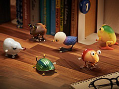キモかわいい原生生物のゼンマイおもちゃやマスコットなど「ピクミン」の新たなグッズが10月17日に発売