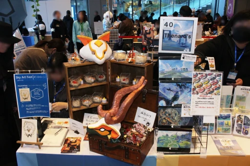 画像ギャラリー No.004のサムネイル画像 / 「Sky 星を紡ぐ子どもたち」のファンアートが二子玉川に集結。開発スタッフによるライブドローイングも行われた“Sky Art Fest”イベントレポート