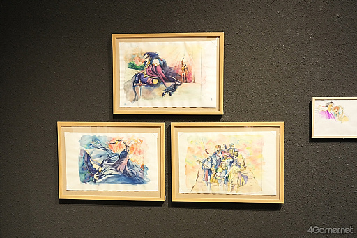 画像ギャラリー No.009のサムネイル画像 / ルカ様の邪悪な圧に，グレミオロスの虚無，ルックの塩対応まで!?　貴重な原画や資料も満載の「幻想水滸伝I＆II展 〜幻想博物館〜」レポ