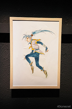 画像ギャラリー No.017のサムネイル画像 / ルカ様の邪悪な圧に，グレミオロスの虚無，ルックの塩対応まで!?　貴重な原画や資料も満載の「幻想水滸伝I＆II展 〜幻想博物館〜」レポ