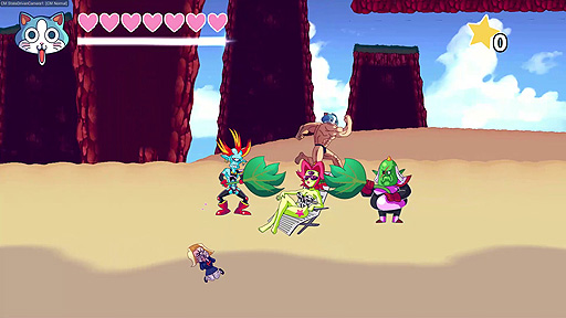 画像ギャラリー No.008のサムネイル画像 / “筋肉×猫”なアニメ調2Dプラットフォーマー「KinnikuNeko」のSteamストアページがオープン。ムキムキの身体を持つ猫がエイリアンと戦う