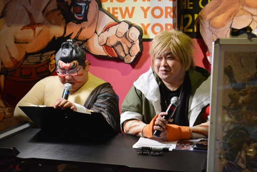 画像集 No.004のサムネイル画像 / 「ストリートファイター6 タイプアーケード」稼働記念イベントレポート。どぐら選手とかずのこ選手が来場者とガチンコ対戦!