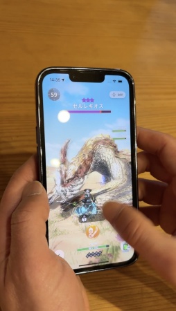 画像ギャラリー No.002のサムネイル画像 / ［プレイレポ］「モンスターハンターNow」シーズン9に登場する新武器種「操虫棍」は，スマホゲームならではの操作感が特徴だ