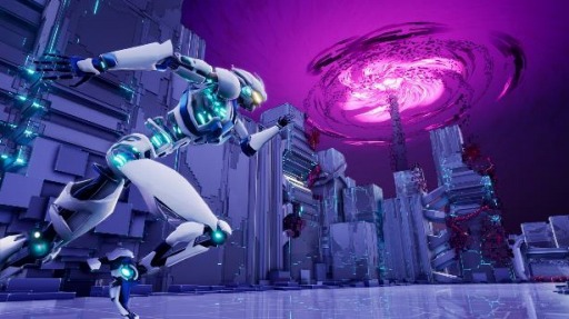 画像集 No.003のサムネイル画像 / ハイスピードランアクション「BRIGHT TRACER」5月にSteamで無料配信。ウイルスに浸食されつつある電脳世界を駆け抜けろ!