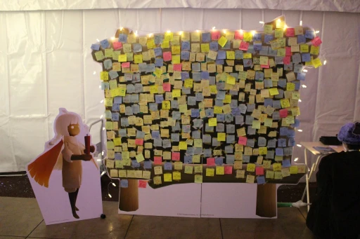 画像ギャラリー No.016のサムネイル画像 / 東京タワーのキャンドルイベントに「Sky 星を紡ぐ子どもたち」が出展。無数のキャンドルが灯る中，作中楽曲のライブパフォーマンスが響きわたる