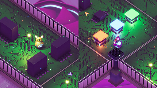 画像ギャラリー No.005のサムネイル画像 / ポーランドの学生プロジェクト「Bytebond」をチェック。PC内部からウイルスを撃退する協力プレイ専用のパズルアクション