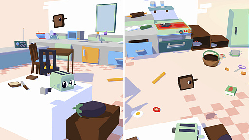 画像ギャラリー No.005のサムネイル画像 / 触れたモノに変身して自由に冒険するサンドボックスADV「Henry Halfhead(ヘンリー・ハーフヘッド)」,本日発売