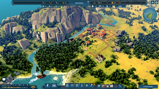 画像ギャラリー No.003のサムネイル画像 / 崩壊するローマから抜け出し，新たな理想のローマを作り上げよう。水の制御がカギになる都市建設シム「Nova Roma」，無料体験版を公開