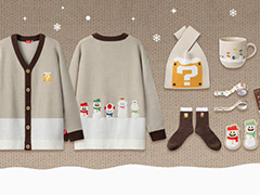 「スーパーマリオウィンターコレクション」Nintendo TOKYOなどで発売。マリオたちの雪だるまがモチーフのグッズシリーズ