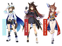 「ウマ娘 プリティーダービー 熱血ハチャメチャ大感謝祭!」DLC第1弾のウマ娘が公開に。ドゥラメンテらアニメ3期で活躍したウマ娘がラインナップ