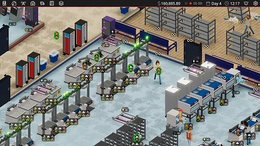 画像ギャラリー No.003のサムネイル画像 / 「Definitely Not Fried Chicken」がEpic Games Storeにて無料配布中。裏で麻薬を生産し，表のビジネスで販売ルートを確保する経営シム