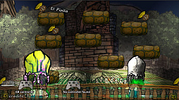 画像ギャラリー No.002のサムネイル画像 / パン屋さんが地球侵略者に怒りの鉄拳を振るう。2D横スクロールアクション「エル・パナデーロ 〜沈黙のパン屋さん〜」，12月8日に配信