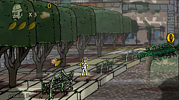 画像ギャラリー No.008のサムネイル画像 / パン屋さんが地球侵略者に怒りの鉄拳を振るう。2D横スクロールアクション「エル・パナデーロ 〜沈黙のパン屋さん〜」，12月8日に配信