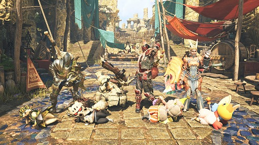 画像ギャラリー No.011のサムネイル画像 / 「モンスターハンターワイルズ」，巨戟龍「ゴグマジオス」は最大4人のハンターとサポートハンターの8人で挑む。アップデート第4弾，詳細を公開