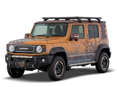 「モンスターハンター」がスズキとコラボ！ 東京オートサロン2026でコラボ車両を展示＆グッズも用意