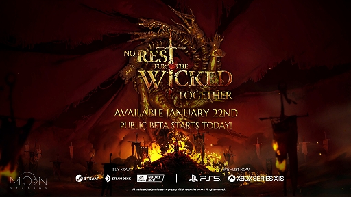 画像ギャラリー No.001のサムネイル画像 / アクションRPG「ノー レスト フォー ザ ウィケッド」，Co-opモードのアップデートを紹介する最新トレイラーを公開