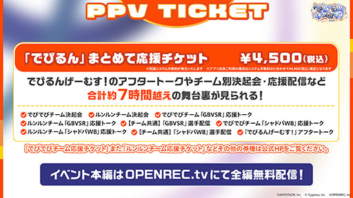 画像ギャラリー No.004のサムネイル画像 / VTuberのでびでび・でびるとルンルンがチームを率いて競い合う「でびるんげーむす!Supported by Cygames」,12月7日に開催
