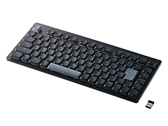 エレコムのゲーマー向けワイヤレス10キーレスキーボードに低背メカニカルキースイッチ採用モデルが登場