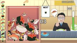 画像ギャラリー No.003のサムネイル画像 / お寿司をくっつけて,お客さんに提供しよう。落ち物系物理パズル「元祖 落とし寿司 めびうす」,本日配信開始