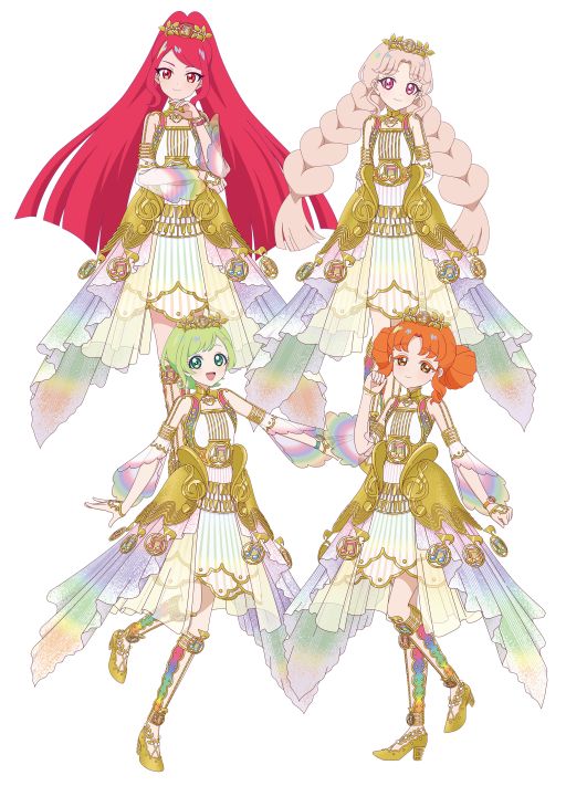 画像ギャラリー No.012のサムネイル画像 / 「ひみつのアイプリ」,リング6だんを2月5日から稼動。リング編の集大成となる「プリンセスバズリウムチェンジ」が登場