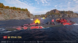 画像ギャラリー No.005のサムネイル画像 / 「World of Warships: Legends」×「アズールレーン」コラボ第七波を1月19日から開催。ヴィットリオ・ヴェネトやエーギルなどが参戦