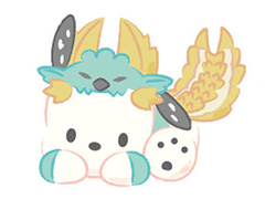 「モンスターハンター」20周年を記念して,「サンリオキャラクターズ」とコラボ。毎日コラボキャラクターを発表