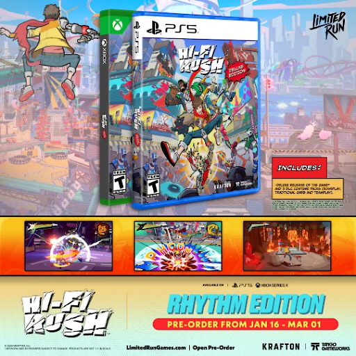 画像ギャラリー No.001のサムネイル画像 / 人気リズムアクションゲーム「Hi-Fi RUSH」,PS5およびXbox Series X|S向けパッケージ版の新エディション3種を発表。米国で先行予約を開始予定