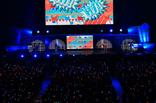 画像ギャラリー No.006のサムネイル画像 / 「学園アイドルマスター 初星音楽祭」視聴レポ。13人のアイドルが全力パフォーマンスで魅せた公演は,コラボ楽曲や生バンド,ダンサーも登場