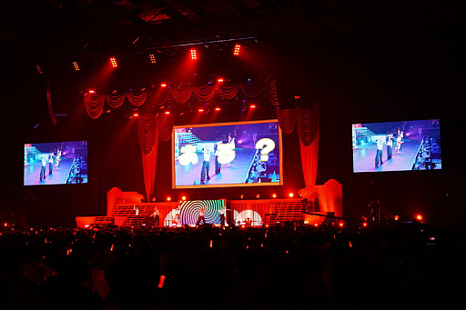 画像ギャラリー No.010のサムネイル画像 / 「学園アイドルマスター 初星音楽祭」視聴レポ。13人のアイドルが全力パフォーマンスで魅せた公演は,コラボ楽曲や生バンド,ダンサーも登場