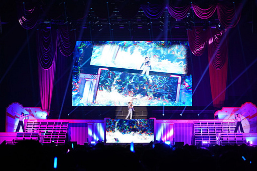 画像ギャラリー No.015のサムネイル画像 / 「学園アイドルマスター 初星音楽祭」視聴レポ。13人のアイドルが全力パフォーマンスで魅せた公演は,コラボ楽曲や生バンド,ダンサーも登場