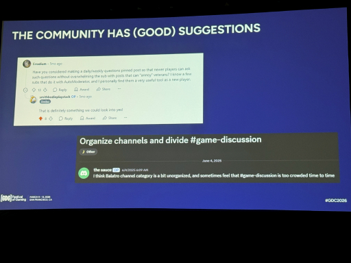 画像ギャラリー No.013のサムネイル画像 / 小さなスタジオの大ヒットインディーゲーム「Balatro」は，どうやって自立的なコミュニティを育てたのか。DiscordとReddit運営の実践［GDC 2026］