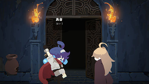 画像ギャラリー No.011のサムネイル画像 / ローグライト風ADV「勇者パーティはぜんめつしました。」,体験版を公開。詰みに陥ったパーティからひとりだけを選び,ダンジョンから脱出しよう