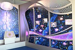 画像ギャラリー No.020のサムネイル画像 / 「東京スカイツリー×魔法少女まどか☆マギカ 月夜のワルツ」内覧会レポート。ソラカラちゃんは,鹿目まどかをイメージしたコスチュームに