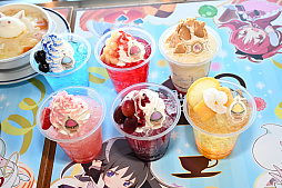 画像ギャラリー No.028のサムネイル画像 / 「東京スカイツリー×魔法少女まどか☆マギカ　月夜のワルツ」内覧会レポート。ソラカラちゃんは，鹿目まどかをイメージしたコスチュームに