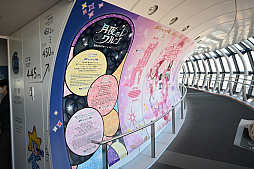 画像ギャラリー No.039のサムネイル画像 / 「東京スカイツリー×魔法少女まどか☆マギカ　月夜のワルツ」内覧会レポート。ソラカラちゃんは，鹿目まどかをイメージしたコスチュームに