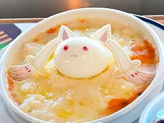 「東京スカイツリー×魔法少女まどか☆マギカ　月夜のワルツ」内覧会レポート。ソラカラちゃんは，鹿目まどかをイメージしたコスチュームに