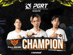 「PARAVOX」のグローバルeスポーツ大会「PGRT」,シンガポール地域予選大会の優勝チームが「FULL SENSE」に決定