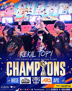 画像ギャラリー No.001のサムネイル画像 / 「Honor of Kings Nation Clash」，マレーシア代表チームが優勝