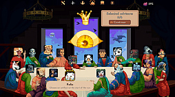 画像ギャラリー No.014のサムネイル画像 / サボりがちな国民を監視して王国を運営するローグライトSLG「The King is Watching」,DLC「歴史の王冠」を発表。2026年3月16日に配信予定