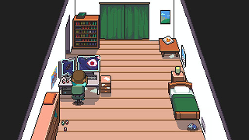 画像ギャラリー No.005のサムネイル画像 / 「ねずみバスターズ！」，新たなデモ版をSteamで配信。仕事に追われるプログラマー「社畜」が住む102号室をまるごと楽しめる