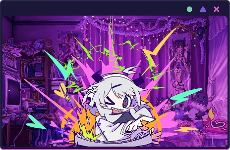 画像ギャラリー No.008のサムネイル画像 / 電波ソングリズムゲーム「ゆんゆん電波シンドローム」，10曲以上の楽曲を楽しめる期間限定体験版を配信開始