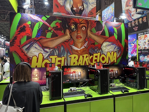 画像ギャラリー No.004のサムネイル画像 / やっと「ホテル・バルセロナ」にチェックイン（＆デストロイ）できるぞ！　SWERY氏に，本作の魅力と制作にかけた想いを改めて聞いた［TGS2025］