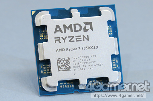 画像ギャラリー No.002のサムネイル画像 / 最強のゲーマー向けCPUを継承する新型CPU「Ryzen 7 9850X3D」の実力を検証。高性能ではあるが，既存製品とのゲーム性能は大差がない